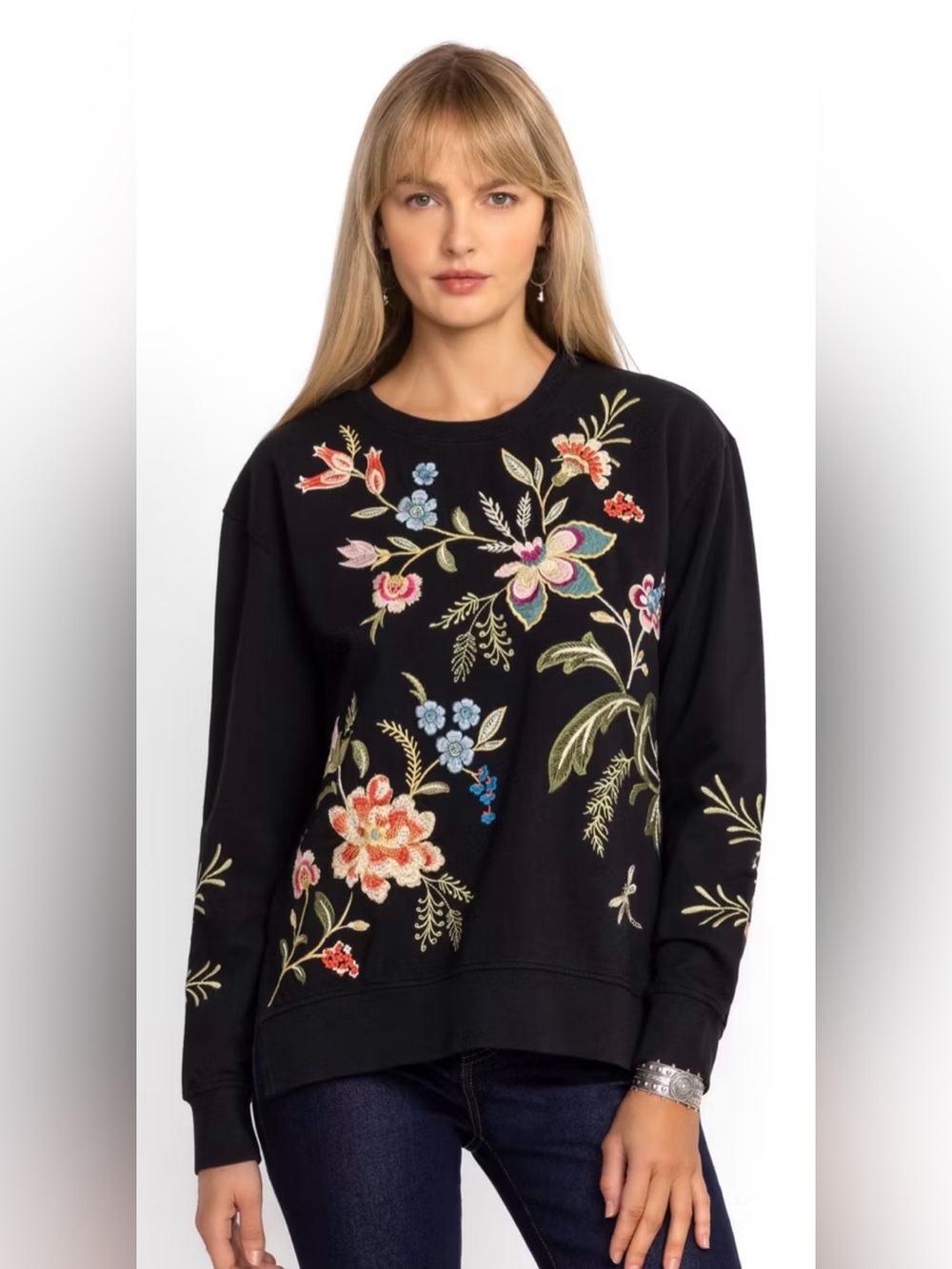 Johnny Was Julianna Sweatshirt XS